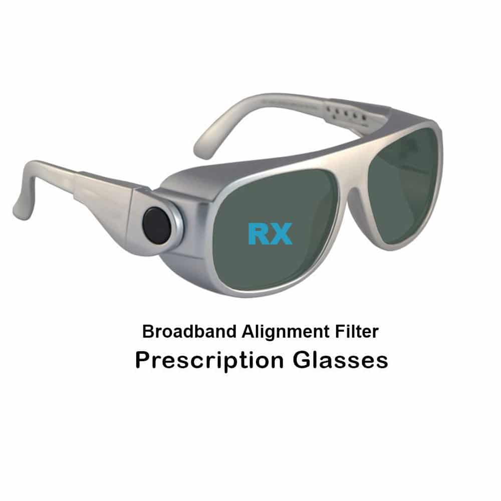 Broadband Alignment Prescription Laser Safety Glasses