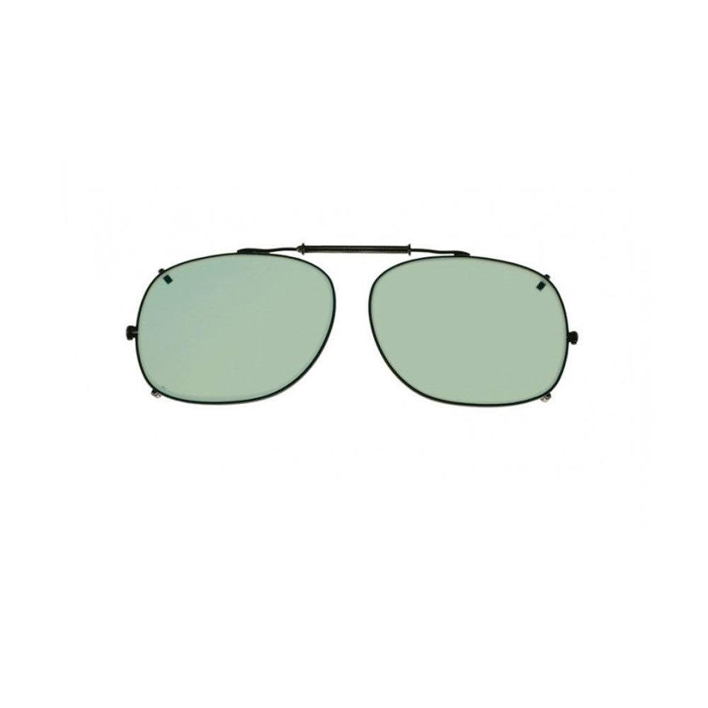 Square Clip-On Glassworking Safety Glasses - Light Green, #GB-LG-SCO