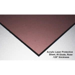 IR Diode Acrylic laser sheet