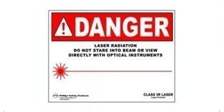 Laser Warning Signs