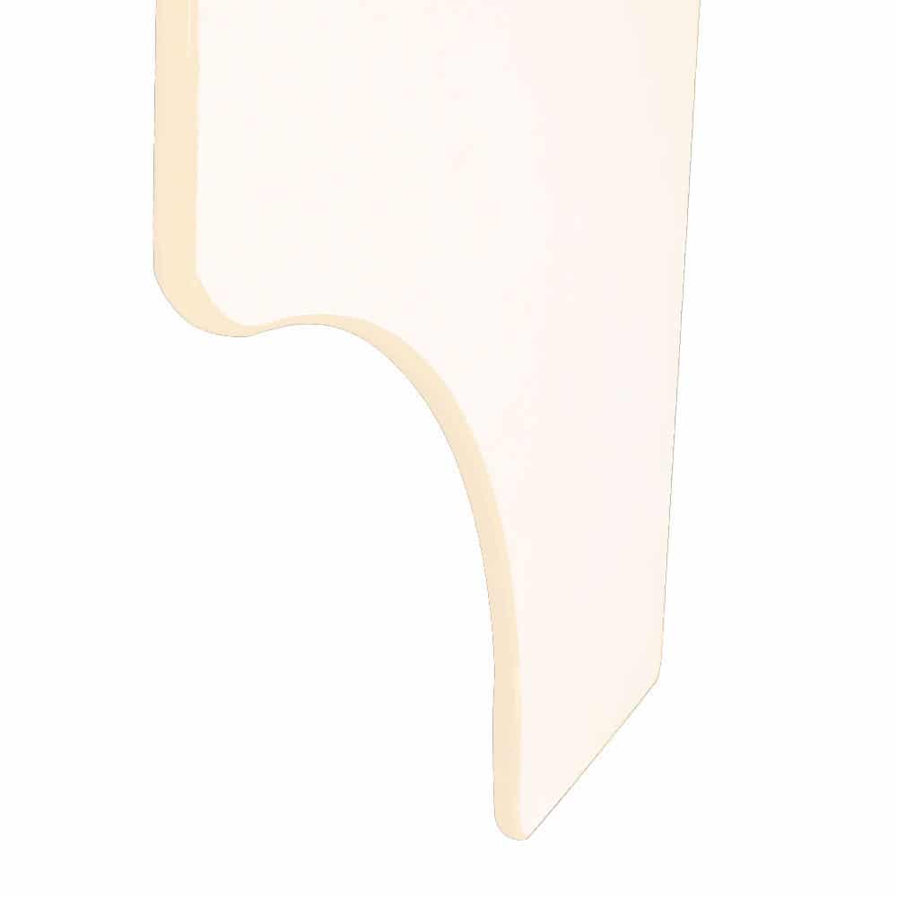 Square Arm Overhead Lead Acrylic Mobile Barrier With Torso Cutout - Image 4