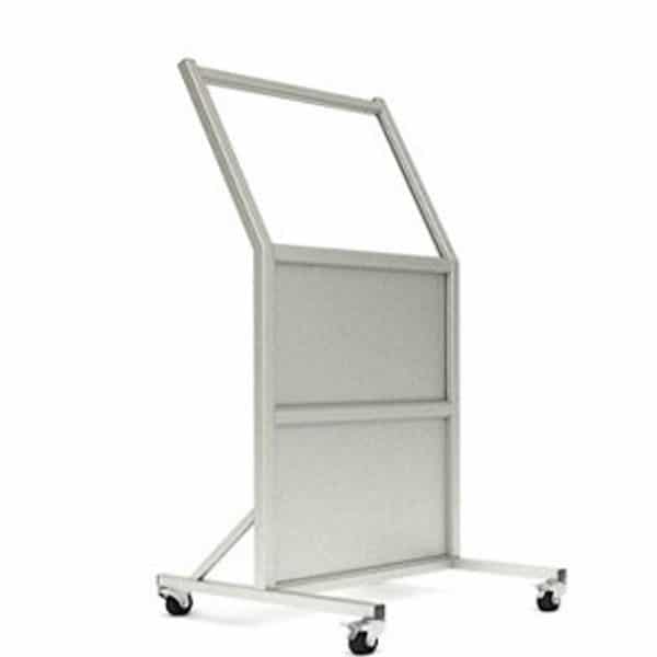 Tilted Mobile Leaded Barrier, LB-2430-B