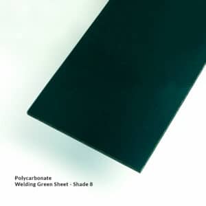 Green Polycarbonate Welding Sheet Shade 8