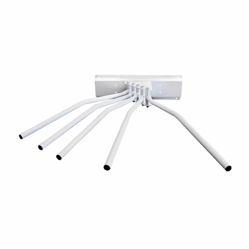 Wall Mounted Apron Rack, 5 Swing Rods