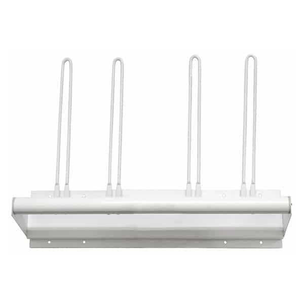 Wall Mounted Steel Apron Rack, Towel Bar Style, with Four Glove Holders #RAR-AGR-115