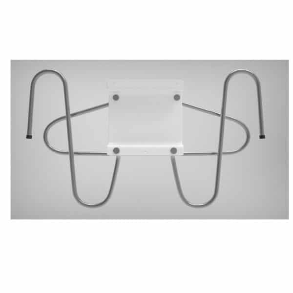 Wall Mounted Chrome Lead Apron and Glove Holder #RAR-820C