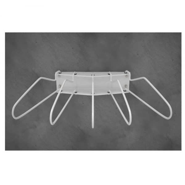 Wall mounted lead Apron Storage Rack with 5 Full Swing Arms, #RAR-F5S - Image 2