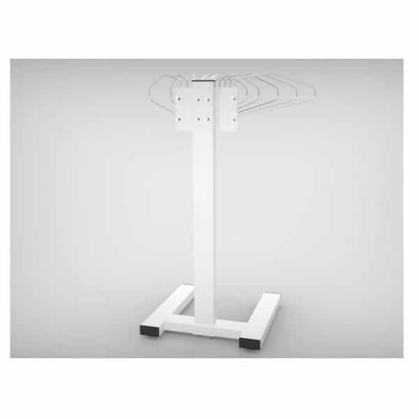 Mobile Multiple Apron Hanger with 10 Swing Arms, #RAR-M10S-HB - Image 2