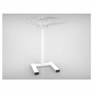 Mobile Multiple Apron Hanger with 10 Swing Arms