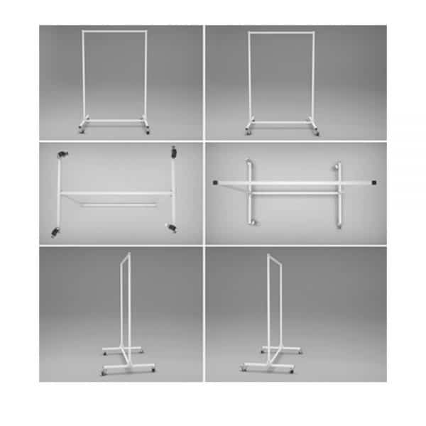Mobile Radiation Apron Valet Rack, #RAR-MAR36 - Image 4