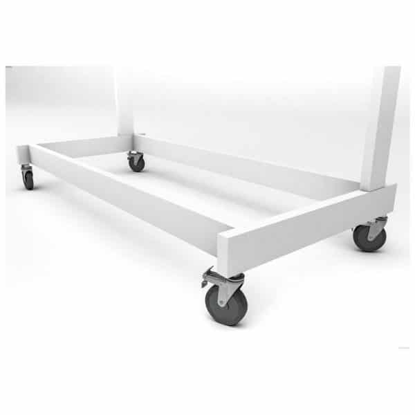 Garment Style Mobile 10 Arm Apron Rack, #RAR-MSA10 - Image 2