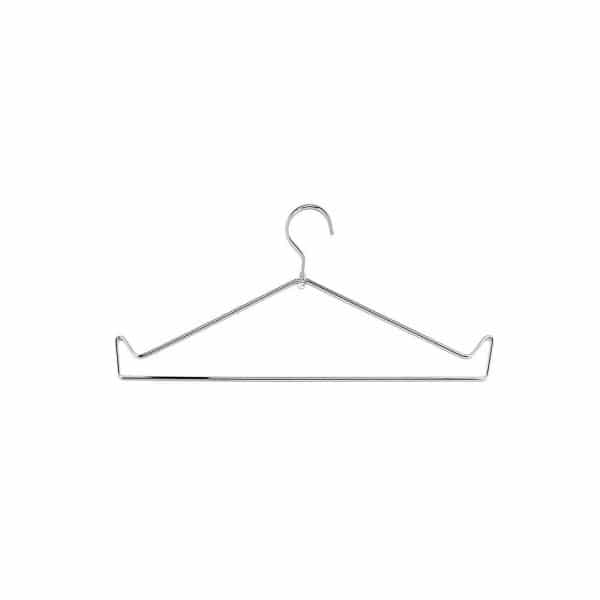 Open Top Chrome Wire Apron Hanger, #RAR-OLHANGER