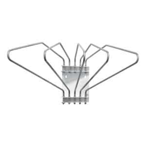 Five Arm Lead Apron Wall Rack