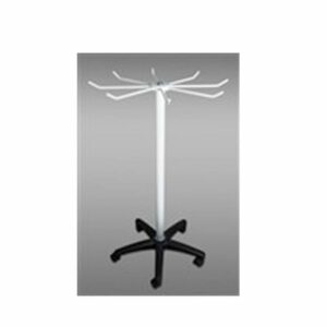 8-Peg Mobile Leaded Apron Rack