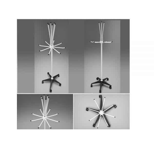 8-Peg Spyder Apron Rack with Glove Holder, #RAR-SAR8G - Image 2