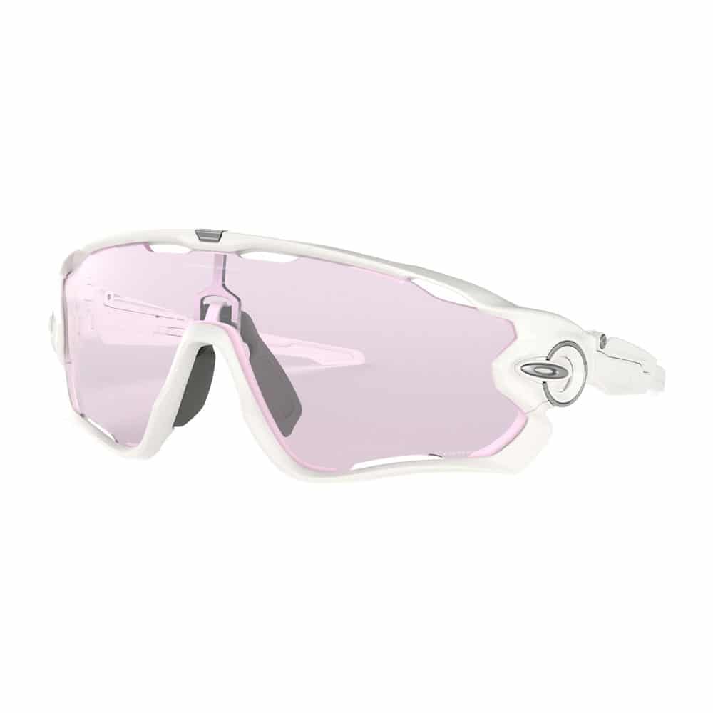 Oakley Jawbreaker in Polished White with Prizm Low Light Lens