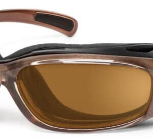 7Eye Churada Brown, Copper Lens, angled left side