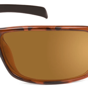 7Eye Cody Black and Tortoise, Copper lens. Angled left side